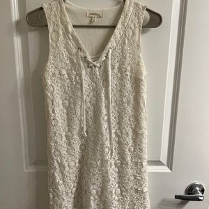 White Montrea Lace Dress